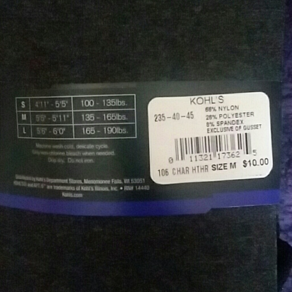 🆕Microfiber Tights - Control Top - Picture 3 of 3
